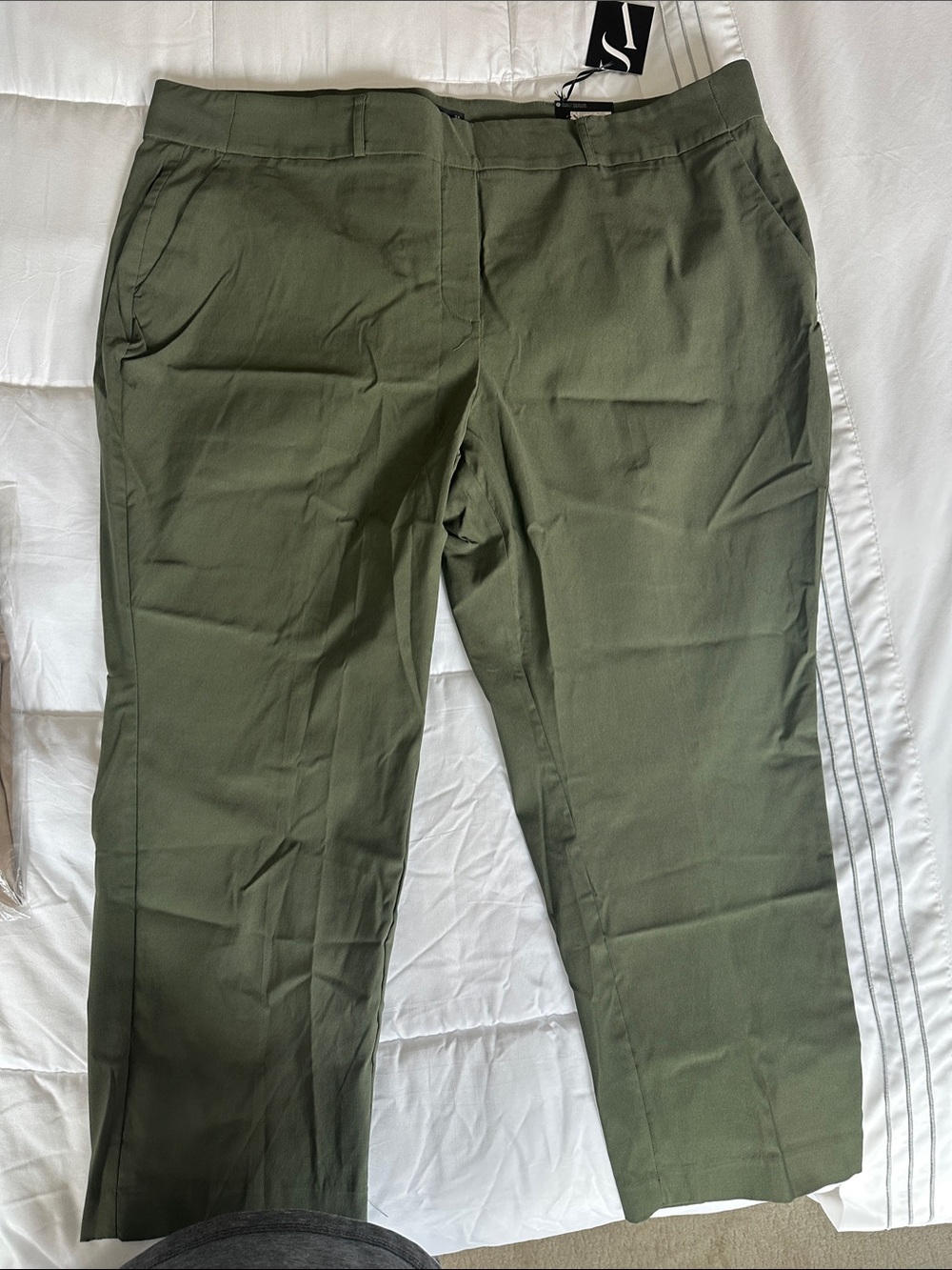 Simply Vera Vera Wang Olive Green Men's Chino Pants